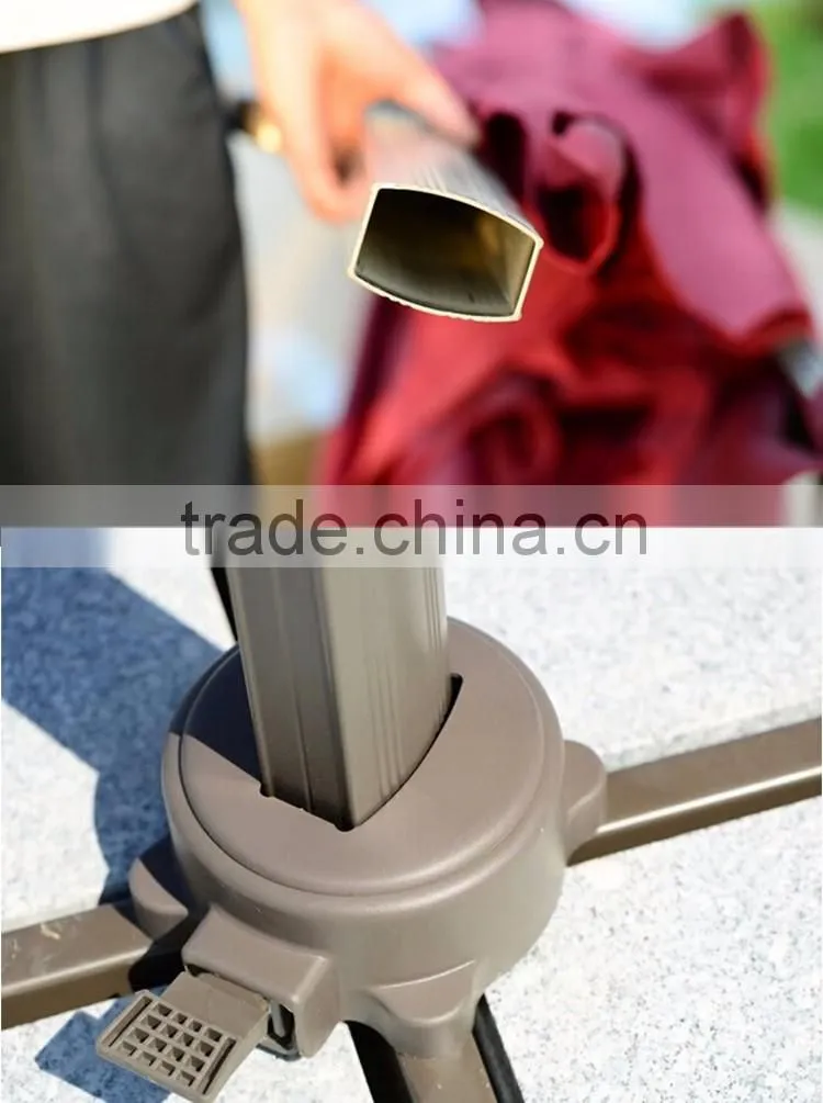 Outdoor Beach Patio Sun Garden Travel Led Light Cheap Solar Chinese Umbrella Light