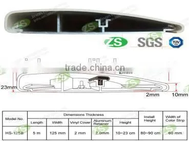 decorative hospital wall guard crash rail HS-125B