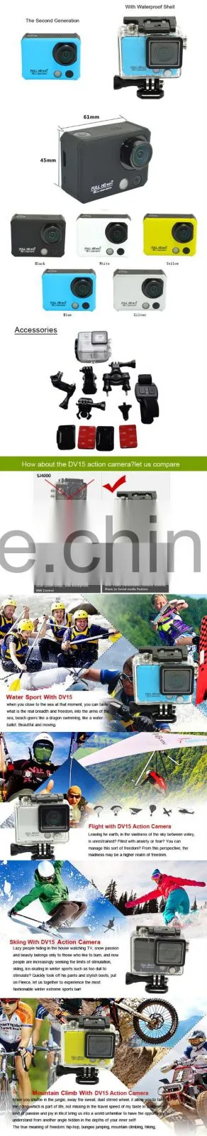 j5000 wifi 4k action camera,4k sports camera