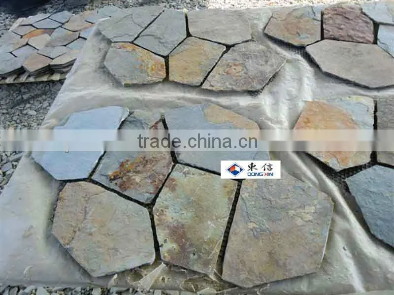 Natural Slate Mesh Paving Stone