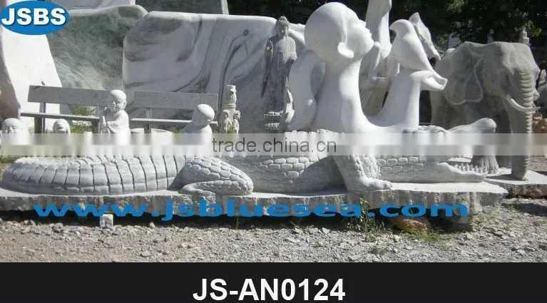 Indian elephant marble carving