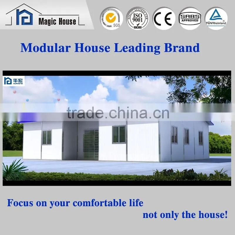 Economical Ready built three-bedroom prefabricated house design with most economical price