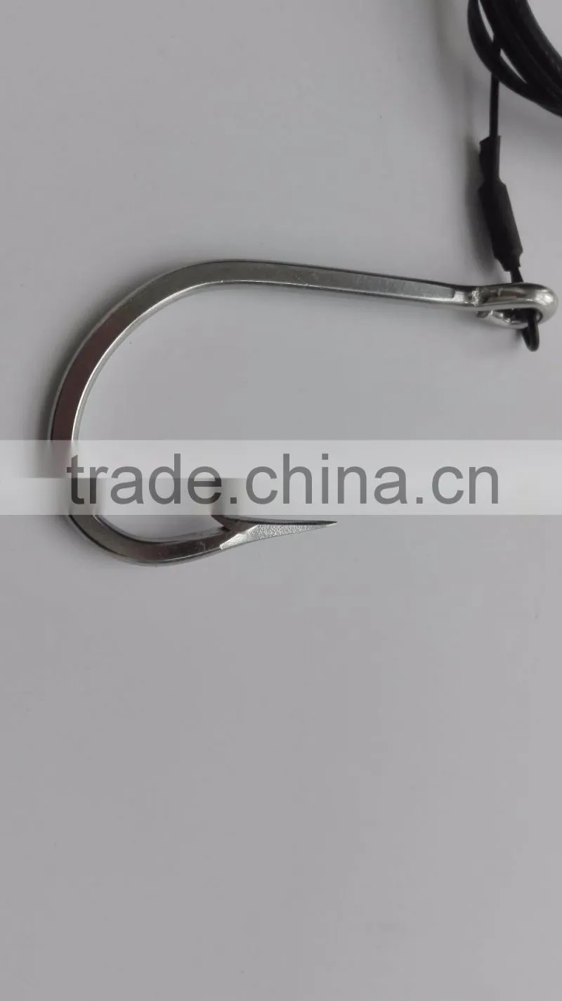 Big Stainless steel hooks for big fish and Requins shark in wholesale 8/0 and 12/0