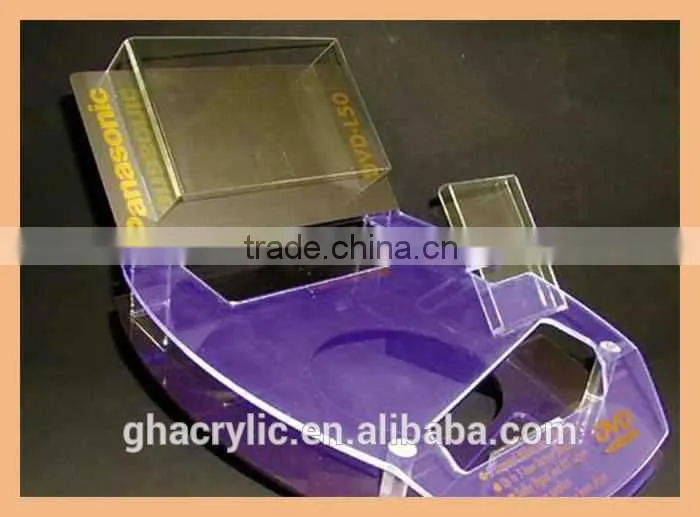 transparent acrylic digital products display rack for smartphone