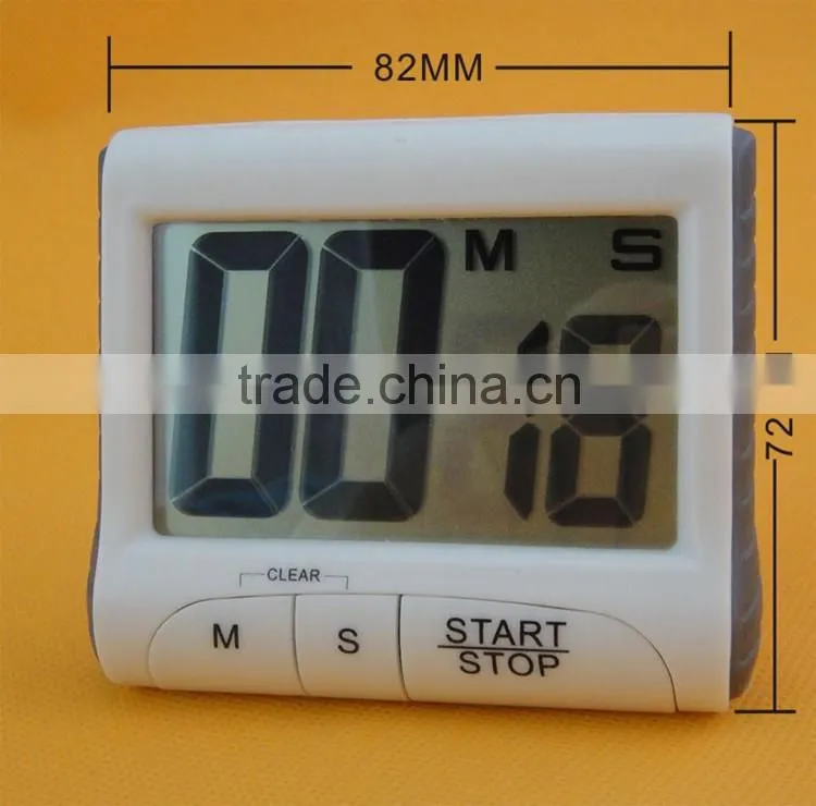 Multi-functional Universal 1-99 Mins Countdown /Up Large Display Digital Battery Power Timer Switch with Standing Clip Magnet