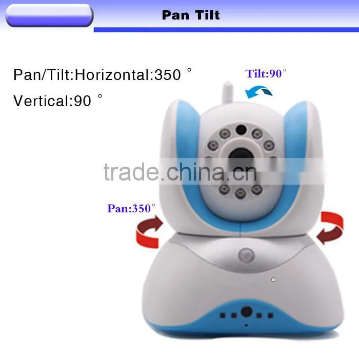 home security system wireless with camera,1.0mp waterproof wifi-friendly baby monitor