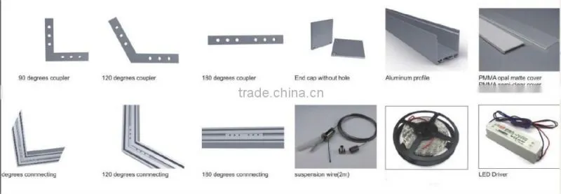 led strip 5050 aluminium channel