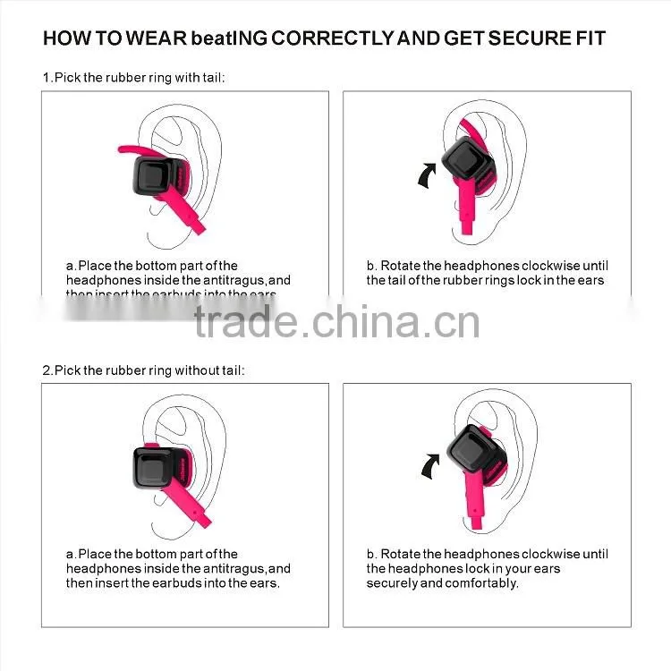 Best Gift Waterproof Wireless Stereo Bluetooth Earphone Sport Manufacturer