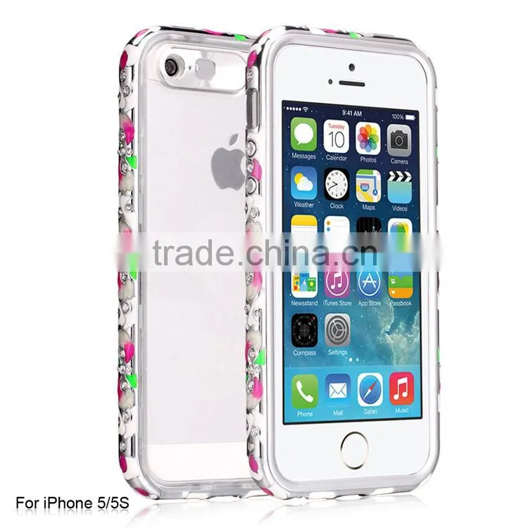 Hot Selling Metal Bumper with PC Cover for iPhone 5