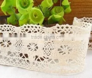 2015 new design ivory cotton lace for sale