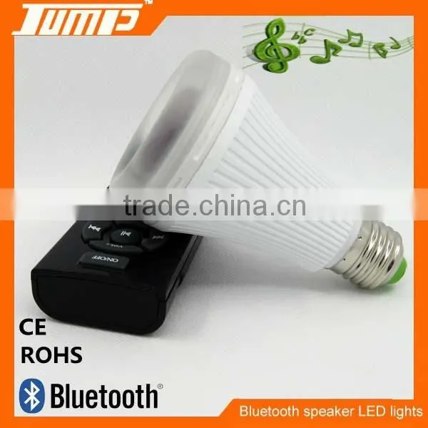2014 Good quality E27 color changing remote control RGB LED bulb light