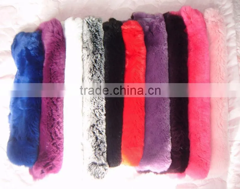 Multicolor Genuine rex rabbit fur plate for garment /ihpone covers
