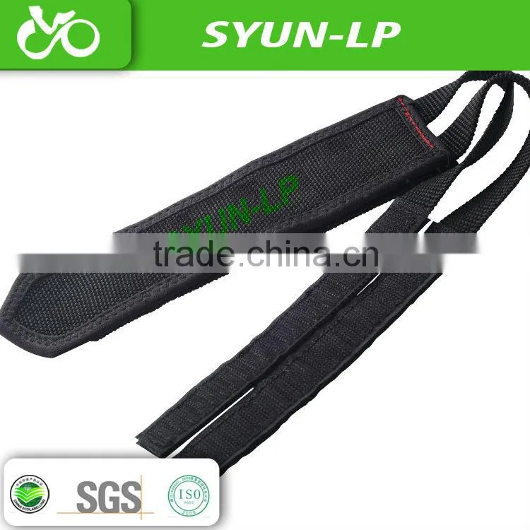 flexible woven nylon chrome plated fasener strap