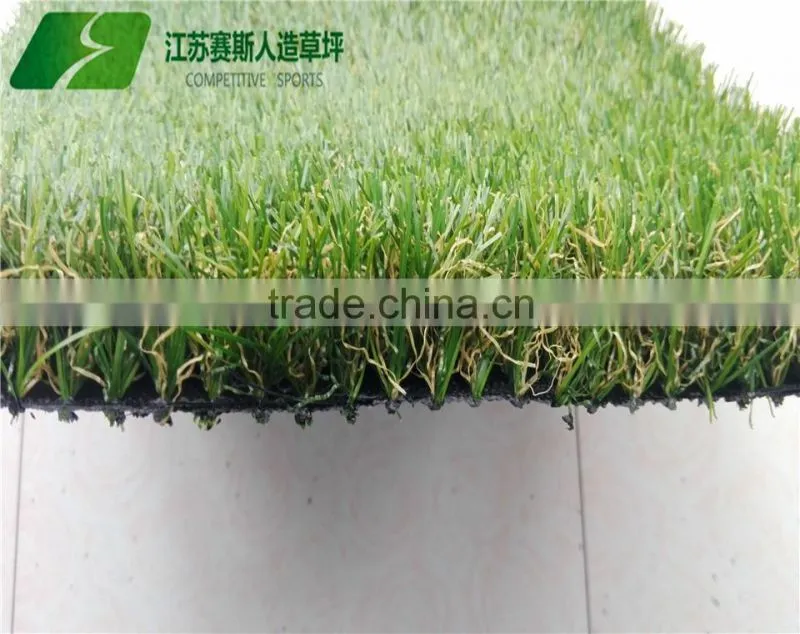 35mm Flat shape artificial grass for landscaping