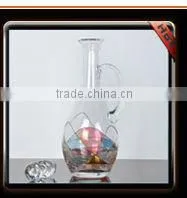 Handmade Crystal High Quality Vintage Glass Water Water Flower Jug