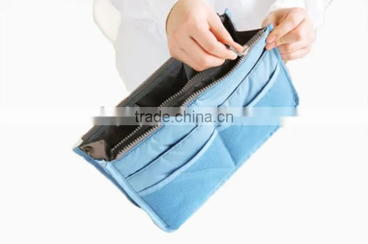 Foldable organizer cosmetic bag travel toiletry package bag