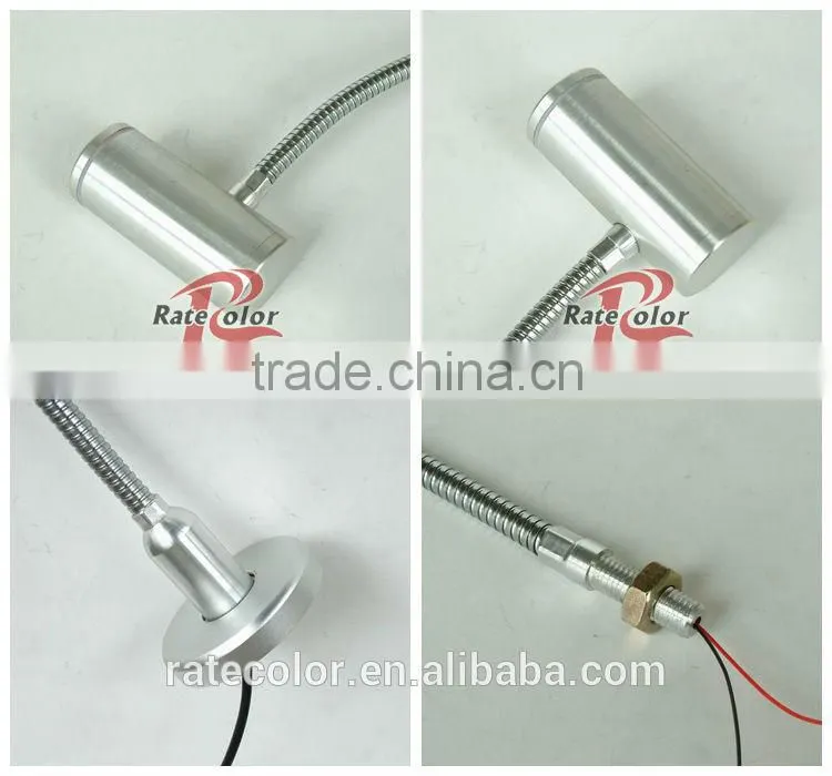 Aluminium 3W powerful DC 12V car LED reading light CL3033