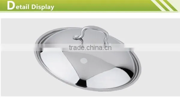 Charms Tri-ply stainless steel chineses wok pans