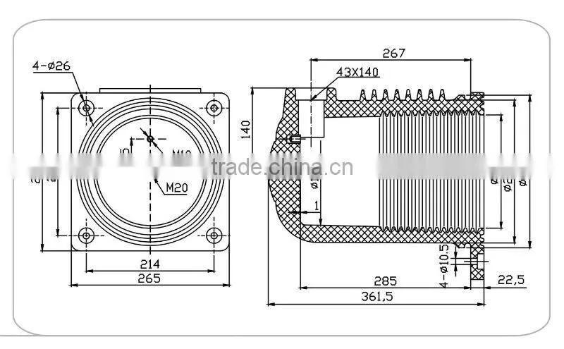 24kV Indoor Single-phase Epoxy Resin Contact Box