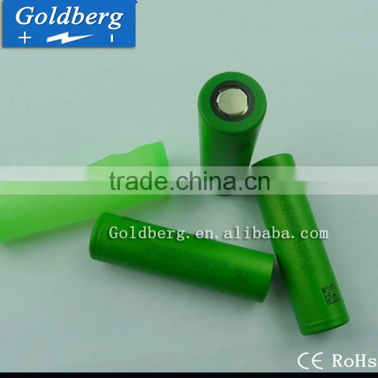 2016 goldberg hot sale 3.7V 2600mah Li-ion battery cylindrical rechargeable 18650 vct5 battery