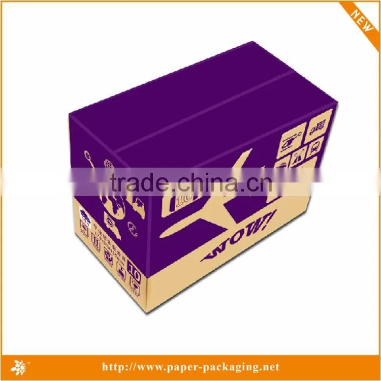 Offset craft die cut corrugated paper board grapes packing boxes