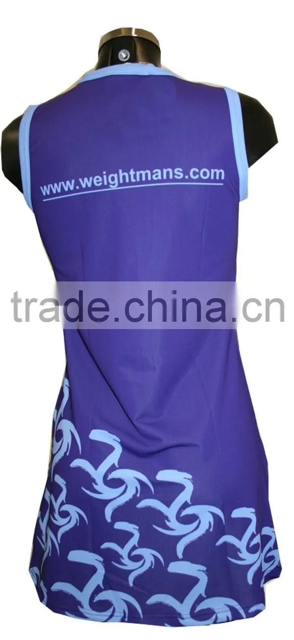 Full sublimated sexy netball dress velcro