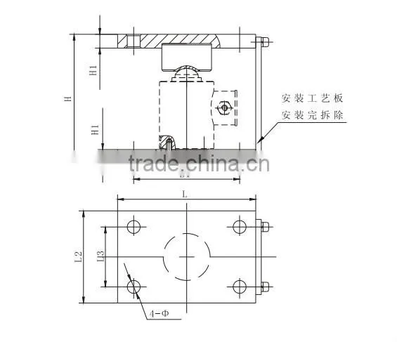 electronic High Quality load cell Mounts Loading Assembly CZ-7J