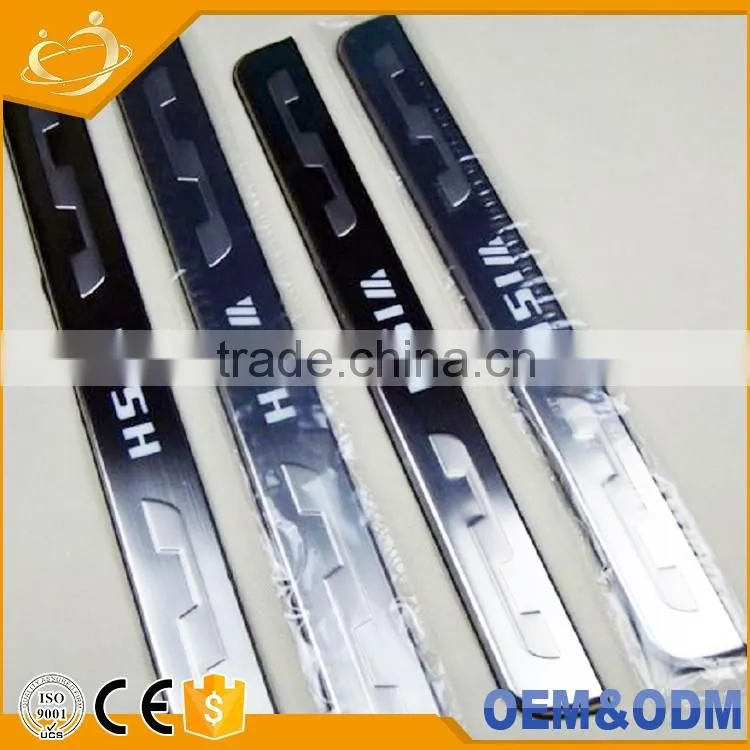 After the guard forwish,,back pedal Car LED illuminated door sill plate for prius, LED step scuff plate for TOYOTA WISH