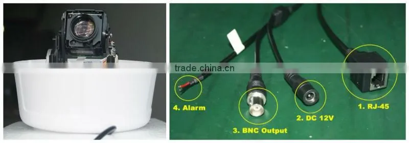 4 inch Vandal-proof CCTV PTZ Dome Camera for indoor use