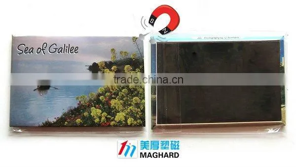 Customed Iron Fridge Magnet promotional Tourist souvenir Galilee Sea