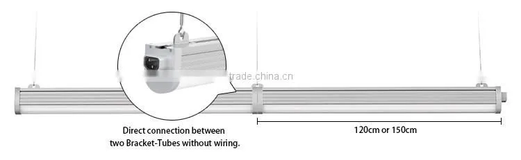 Factory supply Best Quality Easy-con LED linear fluorescent office ceiling light fixture for supermarket