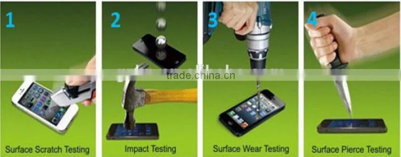 Premium quality anti-scratch Tempered Glass screen film for iPhone 6 extreme protector
