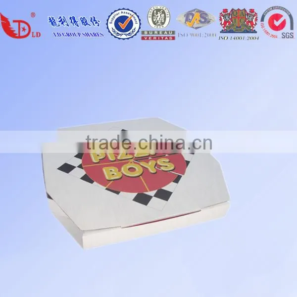 Professional Manufacturer custom easy take types of pizza boxes