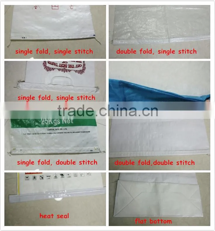 10kg 15kg 20kg 25kg 40kg 50kg woven pp rice bag