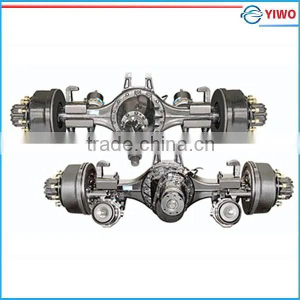 8 ton single reduction press welding rear drive axle for 6x4 light weight truck or multi-axle vehicle