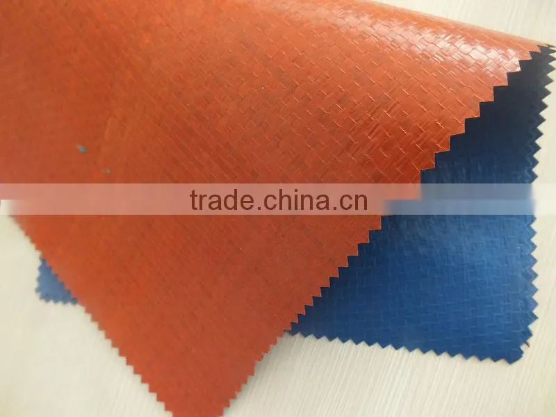 Custom Size Color PP Canvas Tarpaulin Waterproof Plastic Blue Orange Tarpaulins Direct
