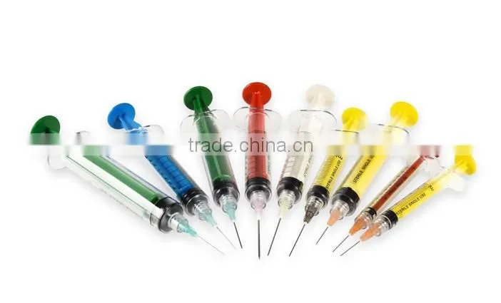 Disposable Polycarbonate Colored Syringe