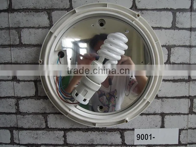 Pc Base and PC Cover Diameter 273mm IK10 IP54 Empty CFL Ceiling Light