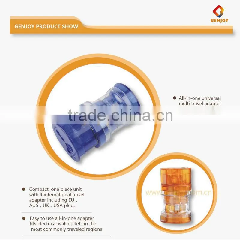Exclusive outlet size universal universal travel adaptor usb charger with ce rohs fcc electrical switch socket