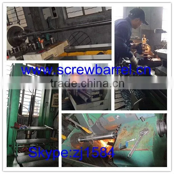 nitriding plastic injection molding machine screw barrel for haitian PVC