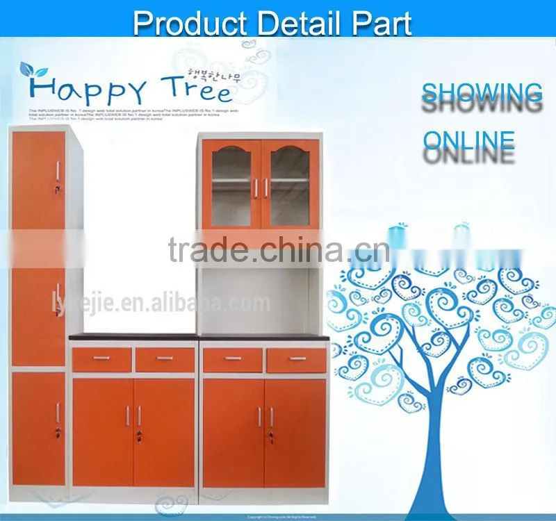 Dubai Hot-selling Stainless Steel Commercial Kitchen Cabinet with Different Colors