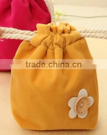 Promotion jute new design drawstring bags made in china