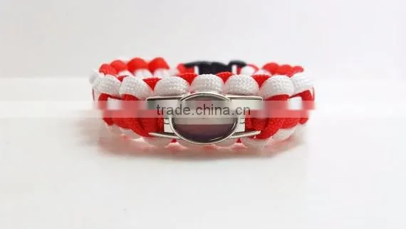 Custom Poland Polska paracord bracelet