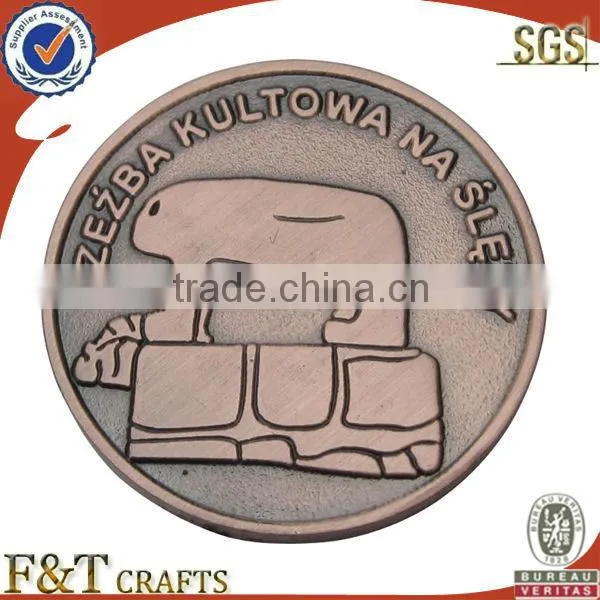 chinese high end facotry world sell gold coin with metal custom design for gift