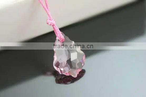 crystal maple leaf pendant for chandelier