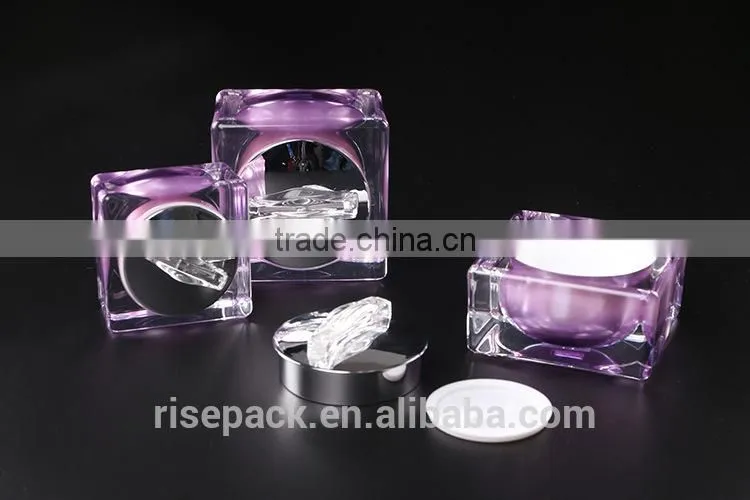 RISEPACK acrylic cosmetic jars