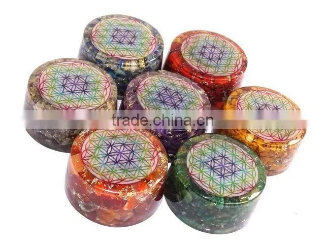 Wholesale Orgone Tower Buster Chakra Set : Flower Of Life