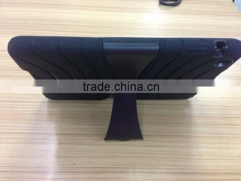 silicon with pc design for ipad mini case