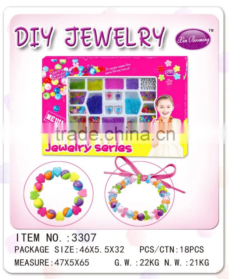 Wholesale DIY beads necklace handmade jewelry toy