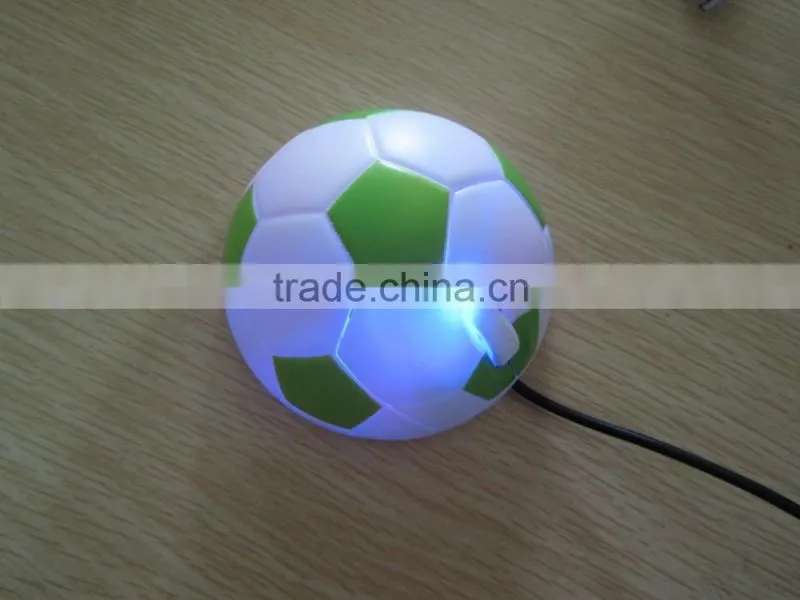 football shaped computer usb wired mouse pc mouse